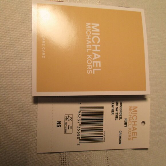 🔥Michael Kors® Ruby Medium Satchel Crimson - Picture 10 of 10